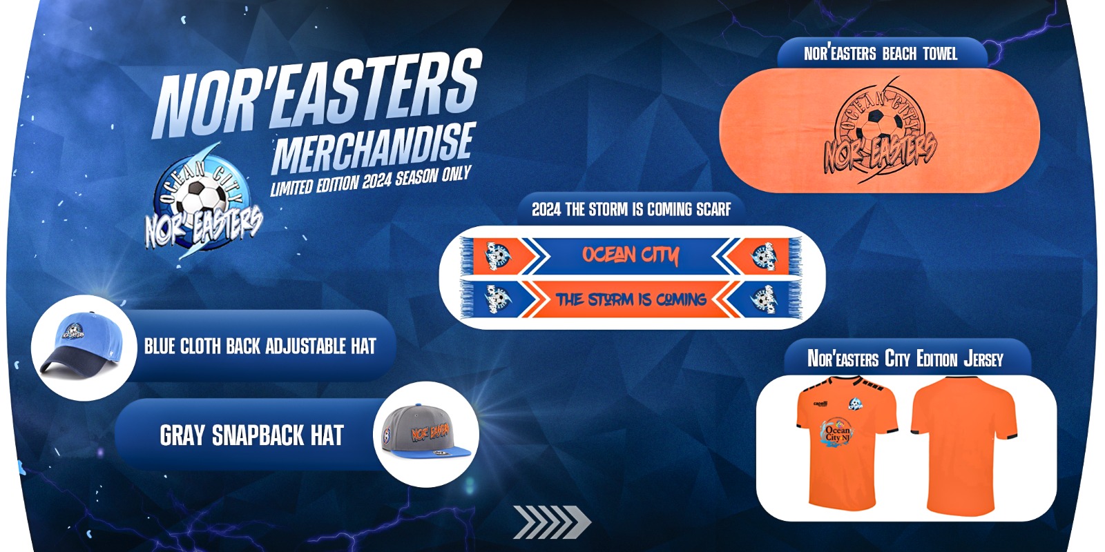 Nor'easters unveil limited edition 2024 gear