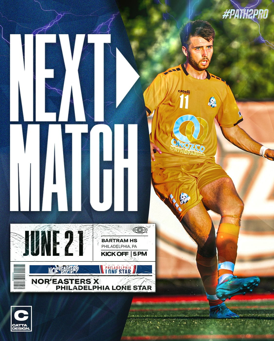 PREVIEW: First place Nor'easters travel to Philadelphia for midweek rematch