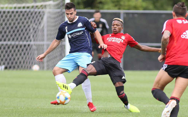 Nor'easters lose, but hold their own, against European power SL Benfica in friendly