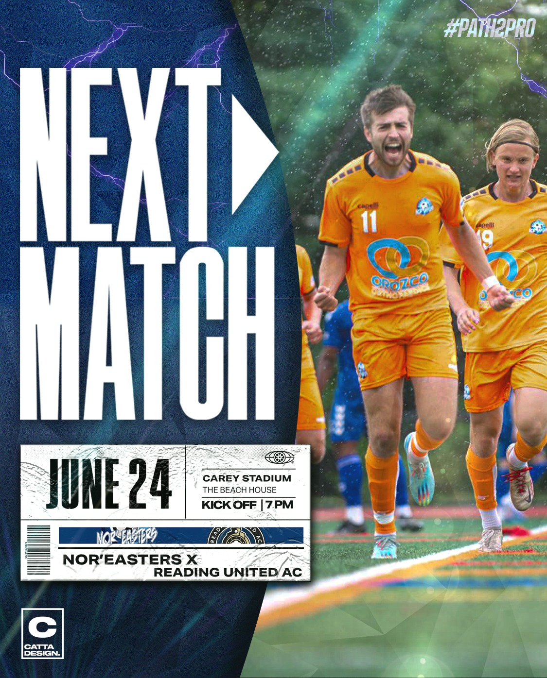 PREVIEW: Nor'easters welcome Reading United to Beach House in USL's oldest rivalry